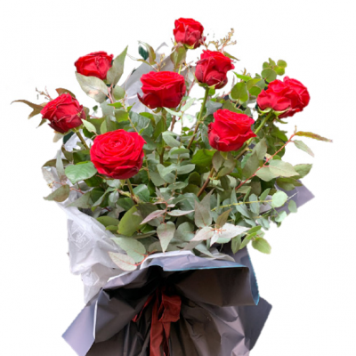 Mazzo di rose rosse o bianche Fiorile consegna a domicilio con Cosaporto