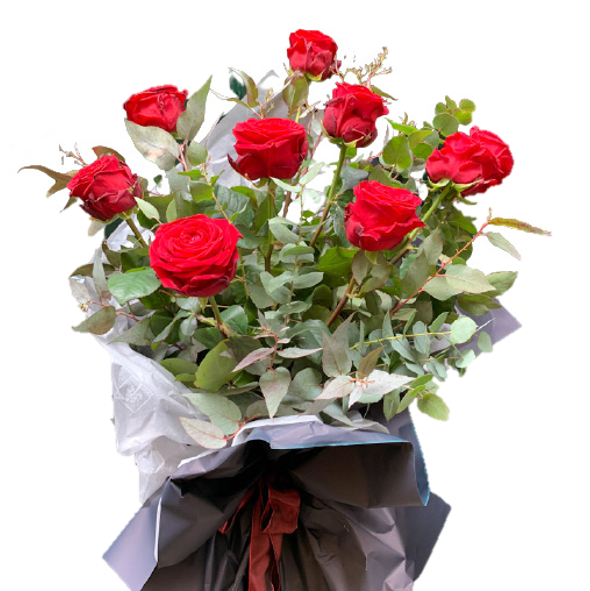 Mazzo di rose rosse o bianche Fiorile consegna a domicilio con Cosaporto