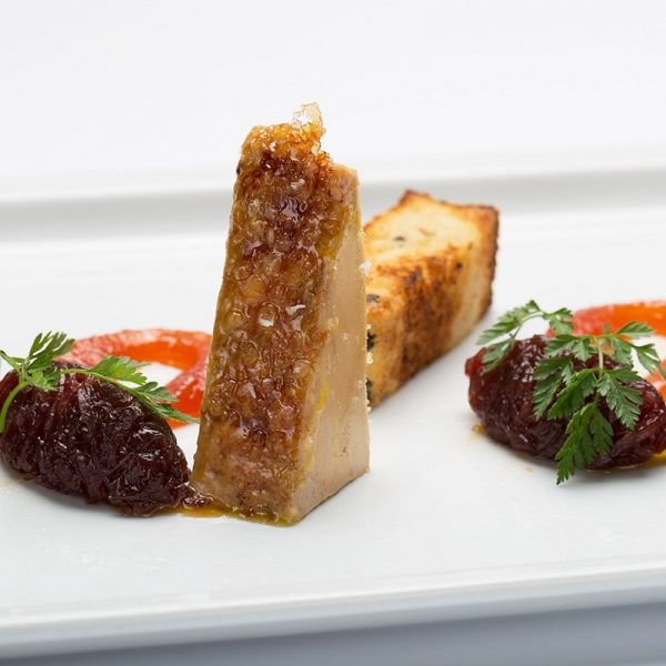 Millefoglie di foie gras e pere Al Garghet consegna a domicilio con Cosaporto