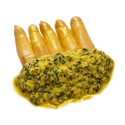 Asparagi verdi e salsa Mimosa ROC consegna a domicilio con Cosaporto