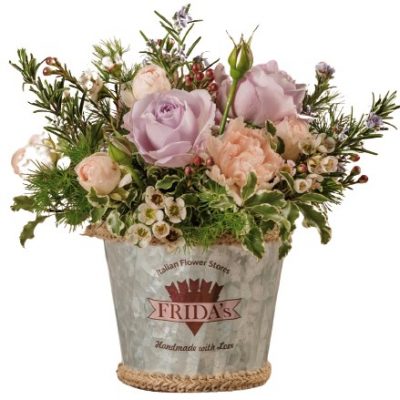 Secchiello in zinco delicato Frida's consegna a domicilio con Cosaporto