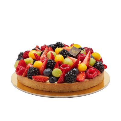 Crostata alla frutta con crema