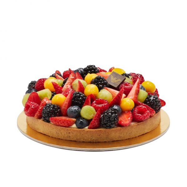 Crostata alla frutta con crema