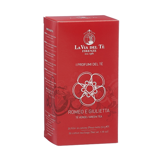 Tè Romeo e Giulietta in astuccio La Via del Tè consegna a domicilio con Cosaporto