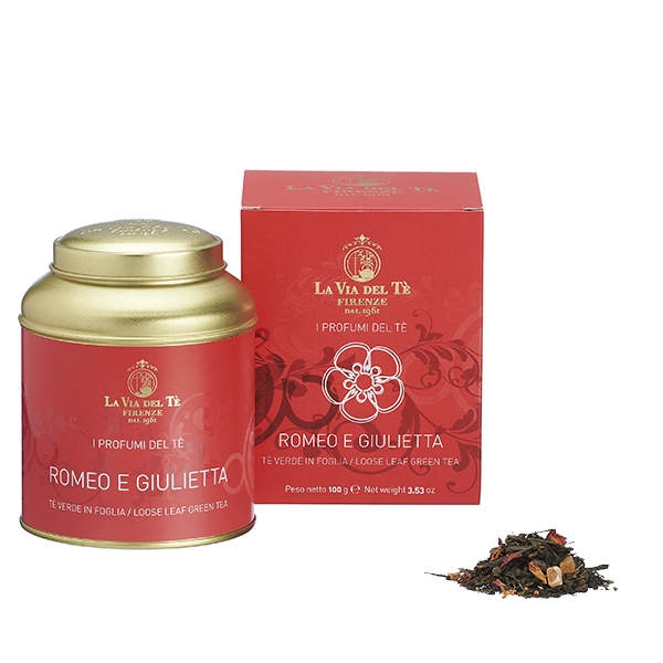 Tè Romeo e Giulietta in lattina La Via del Tè consegna a domicilio con Cosaporto