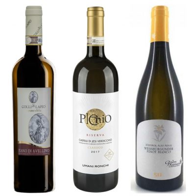 Box Selezione Tre Bianchi Italiani Ebrezze Enoteca consegna a domicilio con Cosaporto.it