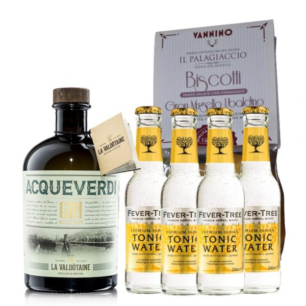 Box Aperitivo Gin Tonic La Valdotaine Enoteca Gambi consegna a domicilio con Cosaporto