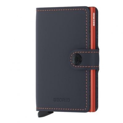 portafoglio wallet blu e arancio