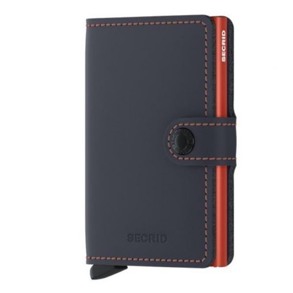 portafoglio wallet blu e arancio