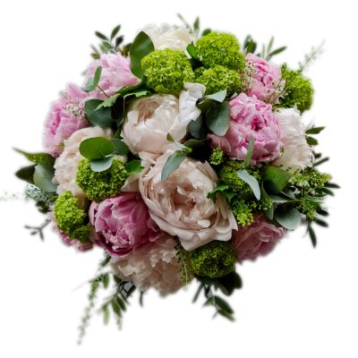 Bouquet Peonie e Viburnum