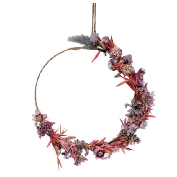 Coroncine fiori secchi colori a scelta