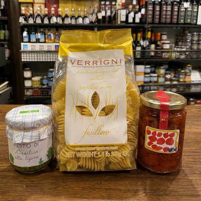 Kit Gourmet Pasta al Pesto Salumeria Roscioli consegna a domicilio con Cosaporto