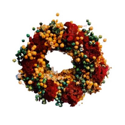 Ghirlanda Sidney Fiori Cuori & Veleno consegna a domicilio con Cosaporto