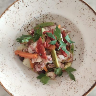 Polpo e patate Pesce Baracca consegna a domicilio con Cosaporto