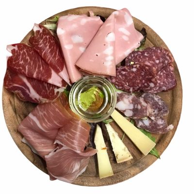 Tagliere misto La Cantina del Castello consegna a domicilio con Cosaporto