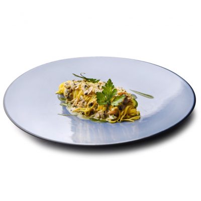 Tagliolini alle arselle con crema di prezzemolo Bistrot consegna a domicilio con Cosaporto