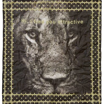 fazzoletto stampato voile cotone