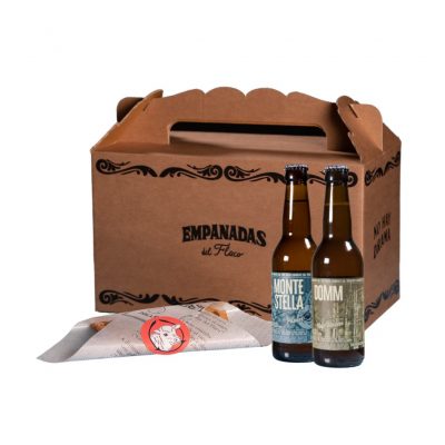 Empanada Party con birra Empanadas del Flaco consegna a domicilio con Cosaporto