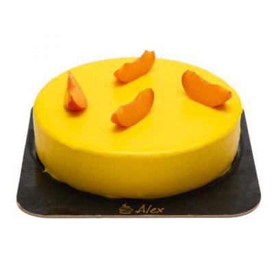 Torta Ricotta, Albicocca e Cioccolato Bianco Alex Pasticceria consegna a domicilio con Cosaporto