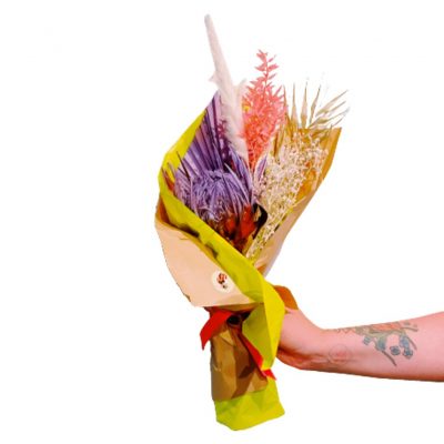 Mazzo di fiori secchi Tangeri Fiori Cuori & Veleno consegna a domicilio con Cosaporto