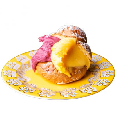 Brioche con Gelato Dagnino consegna a domicilio con Cosaporto