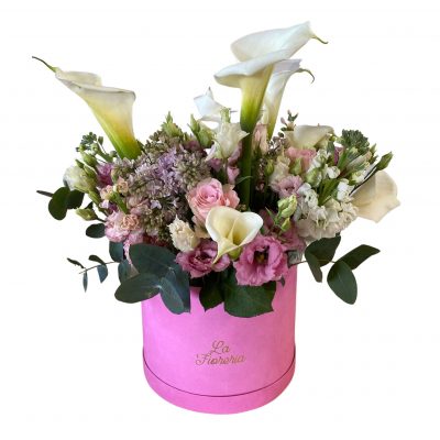 Flower Box con fiori di stagione La Fioreria consegna a domicilio con Cosaporto