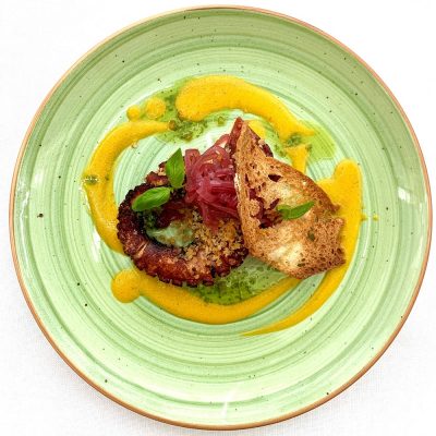 Polpo piastrato ToscaNino consegna a domicilio con Cosaporto