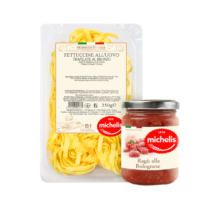 Kit Fettuccine al Ragù Michelis Mercato Centrale consegna a domicilio con Cosaporto