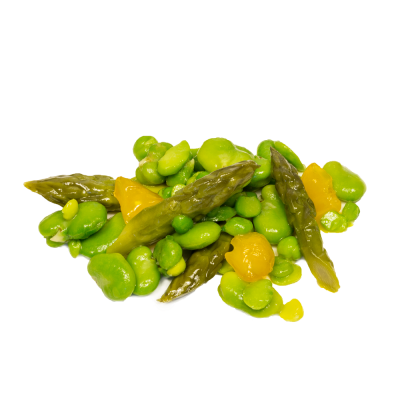 Piselli, Asparagi e Ricotta di Pecora ROC Matias Perdomo consegna a domicilio con Cosaporto