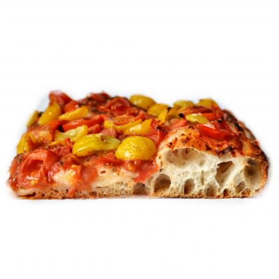 La pizza in teglia di Davide Longoni consegna a domicilio con Cosaporto