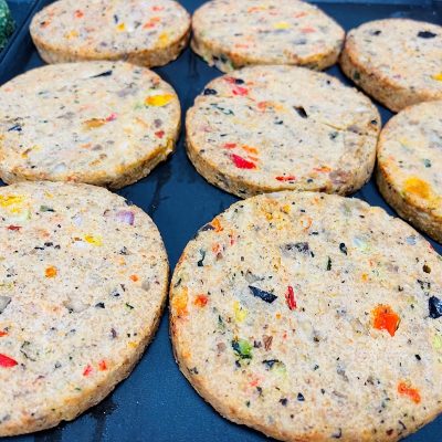 Burger vegano di ceci e patate Fermata del Gusto consegna a domicilio con Cosaporto