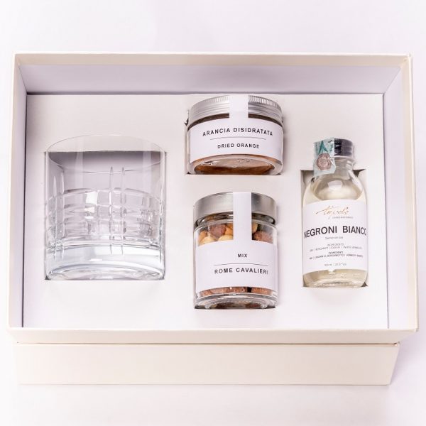 Box Cocktail Negroni Bianco Rome Cavalieri consegna a domicilio con Cosaporto