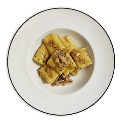 Paccheri al sapore di mare Filippo a Pietrasanta consegna a domicilio con Cosaporto