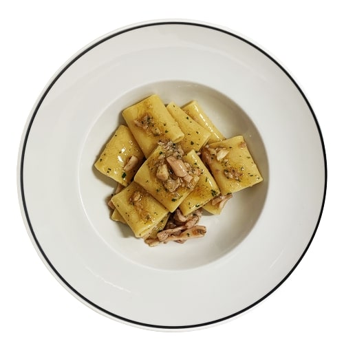 Paccheri al sapore di mare Filippo a Pietrasanta consegna a domicilio con Cosaporto