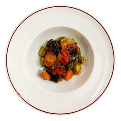 Tegliata di verdure al forno Filippo a Pietrasanta consegna a domicilio con Cosaporto