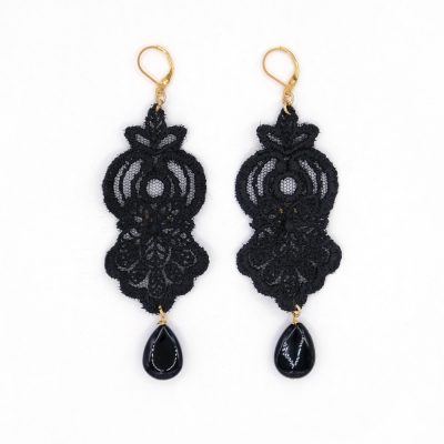 Orecchini Alibabà Nero Tita Bijoux consegna a domicilio con Cosaporto