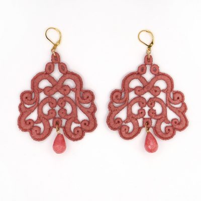 Orecchini Nuage Rosa Antico Tita Bijoux consegna a domicilio con Cosaporto