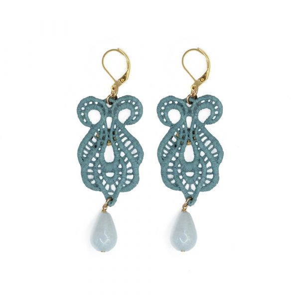 Orecchini Freccia Grigio Turchese Tita Bijoux consegna a domicilio con Cosaporto