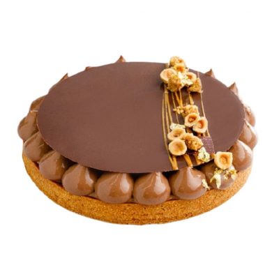 Crostata con crema di gianduja e nocciole Bompiani consegna a domicilio con Cosaporto