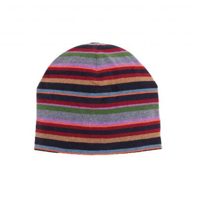 Calotta unisex pile blu righe multicolor Gallo 1927 consegna a domicilio con Cosaporto