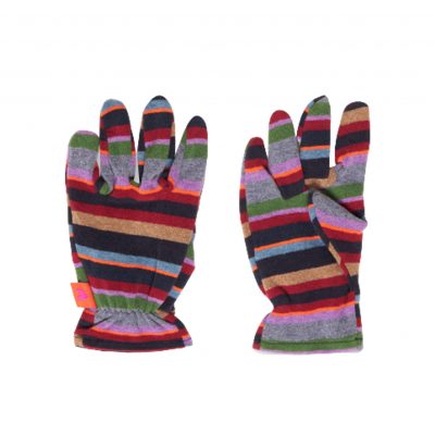Guanti bambino pile blu righe multicolor Gallo 1927 consegna a domicilio con Cosaporto