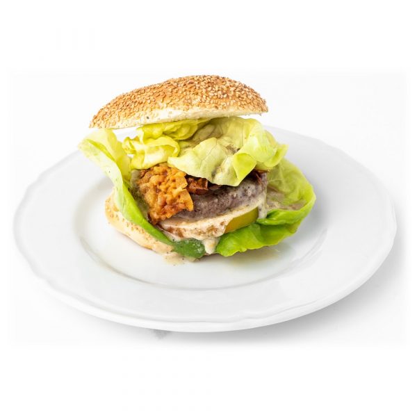 Hamburger di Chianina alla gricia di Enrico Lagorio consegna a domicilio con Cosaporto