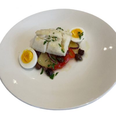 Baccalà al forno Rome Cavalieri consegna a domicilio con Cosaporto