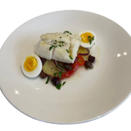 Baccalà al forno Rome Cavalieri consegna a domicilio con Cosaporto