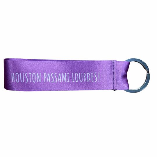 Portachiavi "Houston Passami Lourdes" Orangorilla consegna a domicilio con Cosaporto