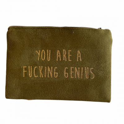 Bustina piccola "You are a fucking genius" Orangorilla consegna a domicilio con Cosaporto