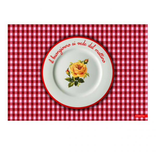 Tovaglietta mattino in consegna a domicilio con Cosaporto