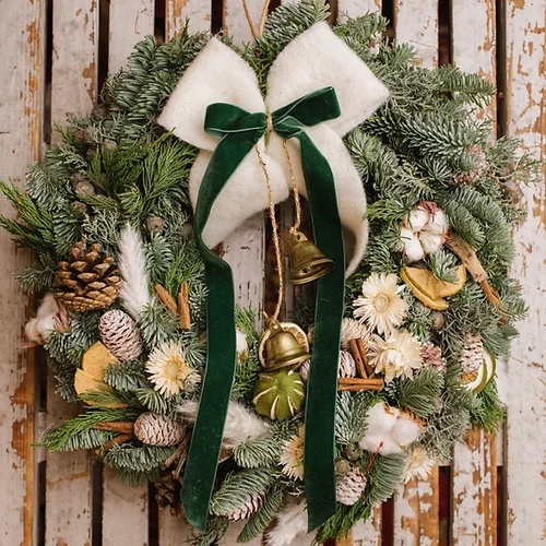 Ghirlanda Natalizia a scelta OuiFleurs consegna con cosaporto