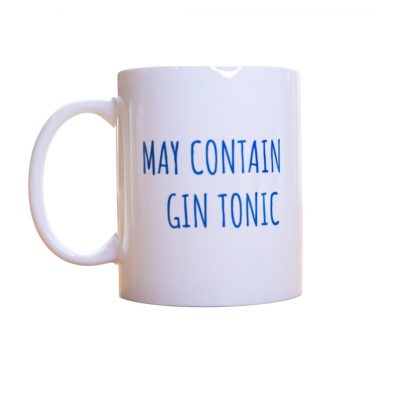 Tazza "May contain gin tonic" Orangorilla Consegna a domicilio con Cosaporto
