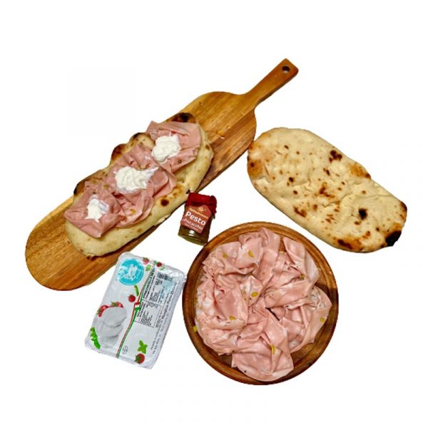 Kit Gourmet per Pinsa Romana "Mortazza Mia" Chiù consegna a domicilio con Cosaporto
